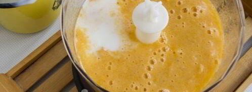 смузи мандариновый с бананом. Шаг 9