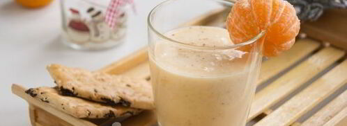 смузи мандариновый с бананом. Шаг 11