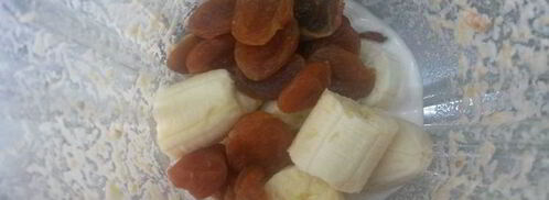 смузи с бананами и курагой. Шаг 2