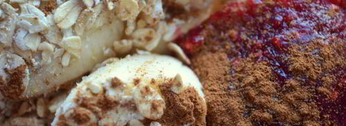 смузи с бананом и малиной. Шаг 3