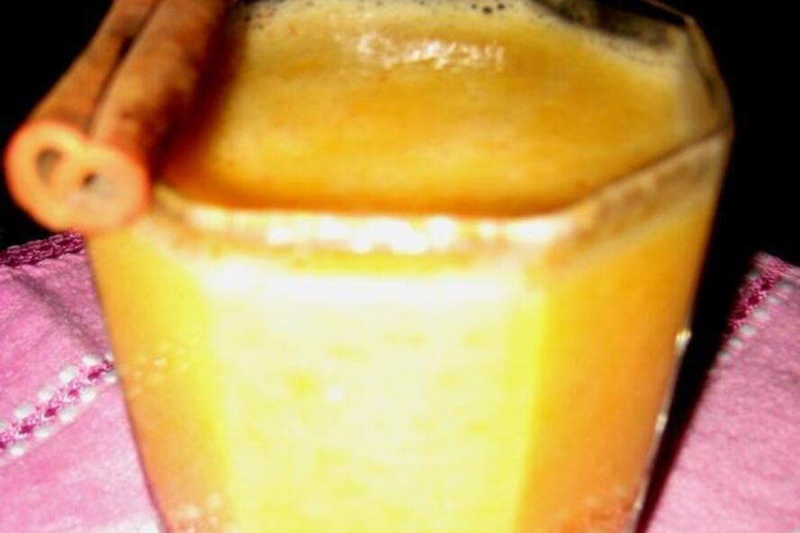 Рецепт смузи с бананом и мандарином