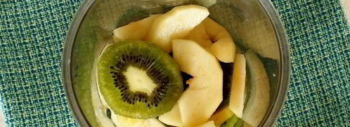 смузи с бананом, киви и грушей. Шаг 5