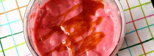 смузи с малиной, яблоком и грушей. Шаг 6