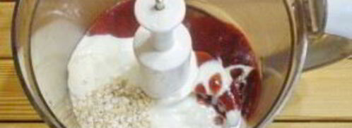 смузи с овсяными хлопьями. Шаг 2