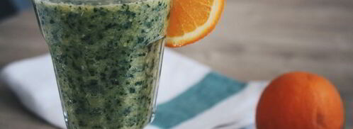 смузи со шпинатом и апельсином. Шаг 5