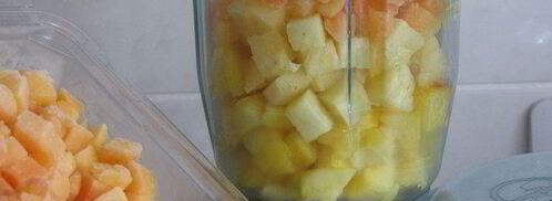 смузи тропический остров. Шаг 4