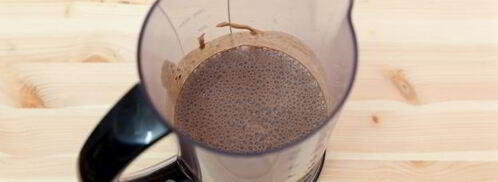 творожный смузи с бананом и какао. Шаг 8