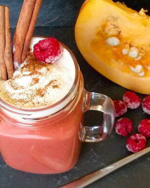 Тыквенно-малиновый смузи