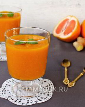 Тыквенно-цитрусовый смузи с имбирем