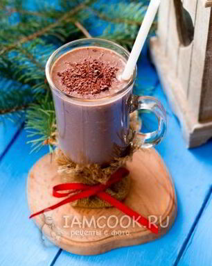 Вегетарианский смузи горячий шоколад