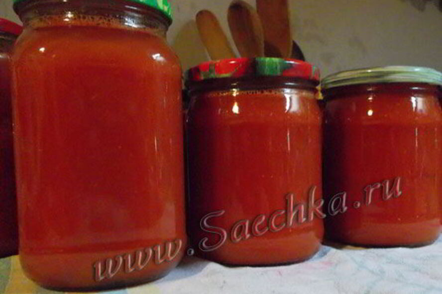 Рецепт домашний томатный сок