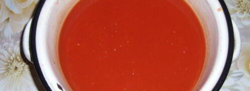 томатный сок. Шаг 5