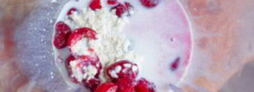 вишневый коктейль. Шаг 3