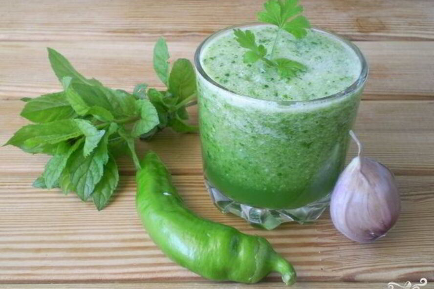 Рецепт зеленый коктейль для сыроедов