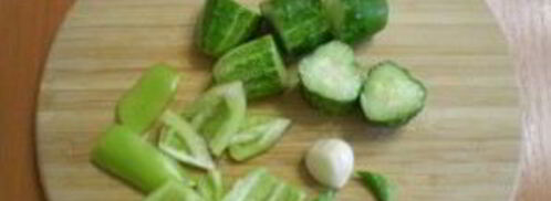 зеленый коктейль для сыроедов. Шаг 2