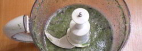 зеленый коктейль с виноградом. Шаг 4