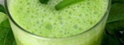 зеленый витаминный напиток с семенами льна. Шаг 5