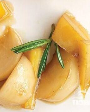 Жареные репа и пастернак в сиропе