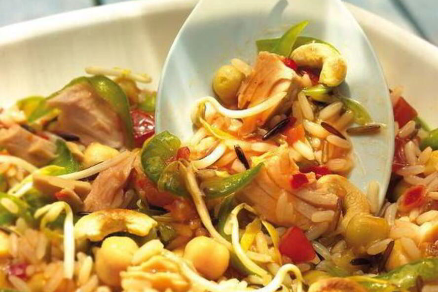 Рецепт азиатский рисовый салат