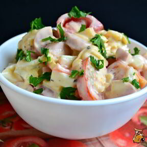 Салаты с сыром