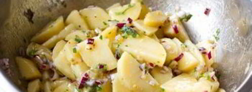 французский картофельный салат. Шаг 5