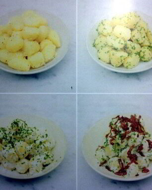 Картофельный салат с беконом