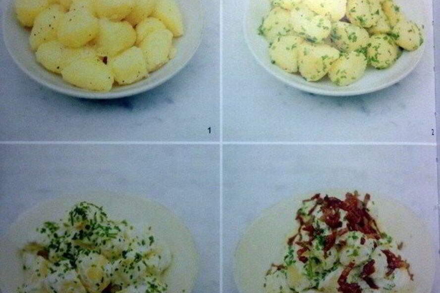 Рецепт картофельный салат с беконом