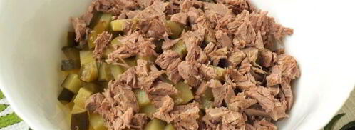 картофельный салат с говядиной. Шаг 2