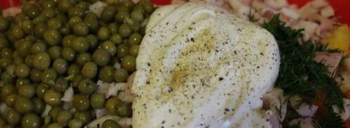 картофельный салат с кальмарами. Шаг 3