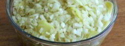 салат из картофеля и лука. Шаг 6