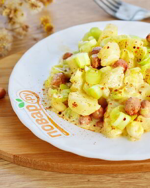 Салат картофельный с ананасом