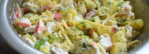 салат с картошкой. Шаг 9