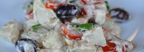 средиземноморский картофельный салат. Шаг 5