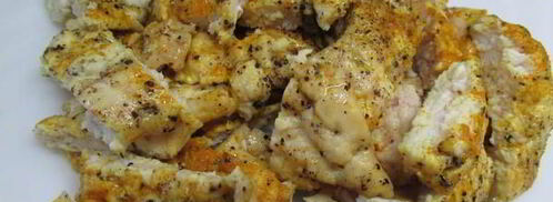 куриный салат с персиками и фисташками. Шаг 4