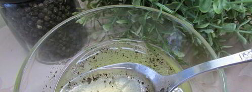 куриный салат с персиками и фисташками. Шаг 8