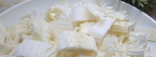 куриный салат с персиками и фисташками. Шаг 9