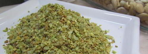 куриный салат с персиками и фисташками. Шаг 10