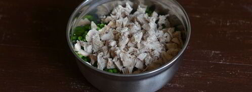 оливье с курицей. Шаг 5