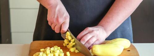 оливье с ростбифом. Шаг 3