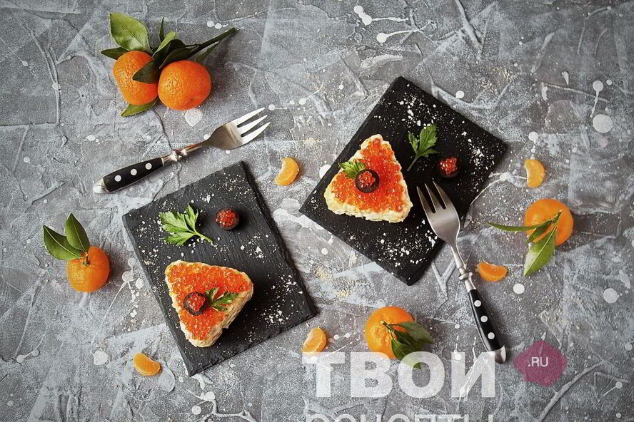 Рецепт оливье с языком