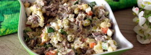 салат оливье с говядиной. Шаг 5