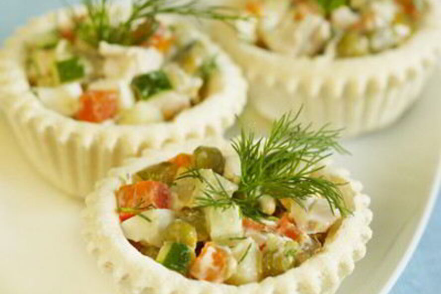 Рецепт салат оливье с индейкой