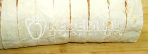 закуска оливье-рулет. Шаг 11