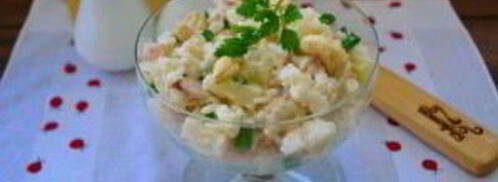 рисовый салат с курицей. Шаг 4