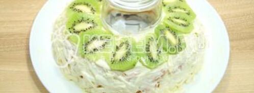 салат дамский каприз с куриными бедрышками. Шаг 6