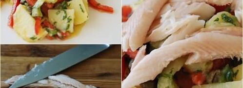 салат форелевый. Шаг 14