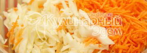 салат из капусты с морковью и уксусом. Шаг 3