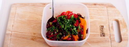 салат из запеченных перцев. Шаг 3