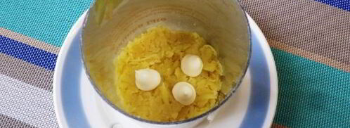 салат мимоза со шпротами. Шаг 8