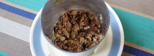 салат мимоза со шпротами. Шаг 9